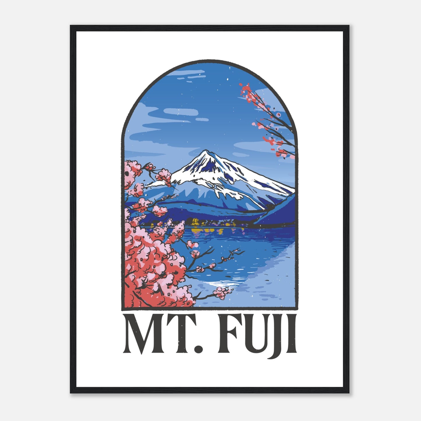 Mt. Fuji Bild gerahmt