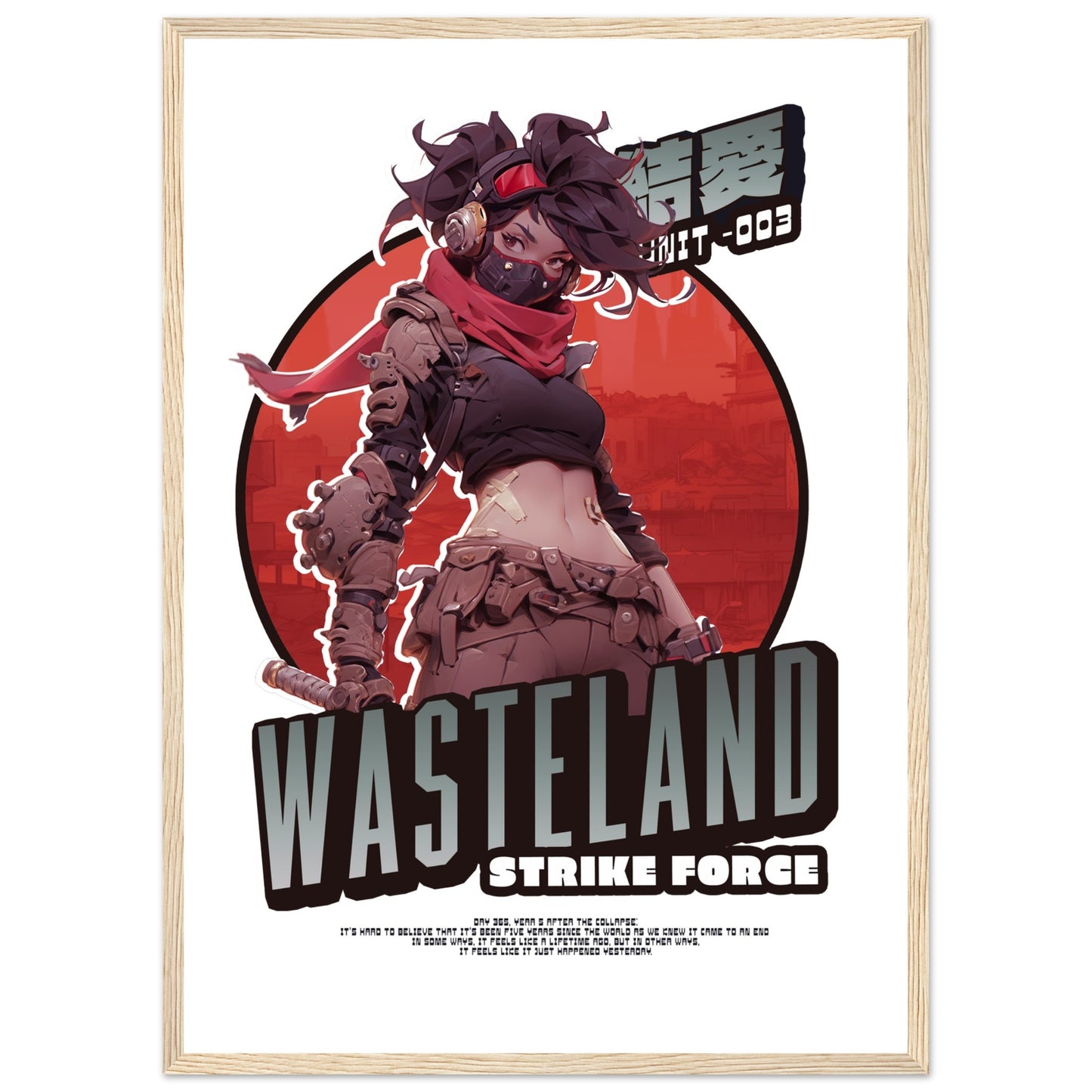 Wasteland Strike Force Unit 003 - gerahmtes Bild