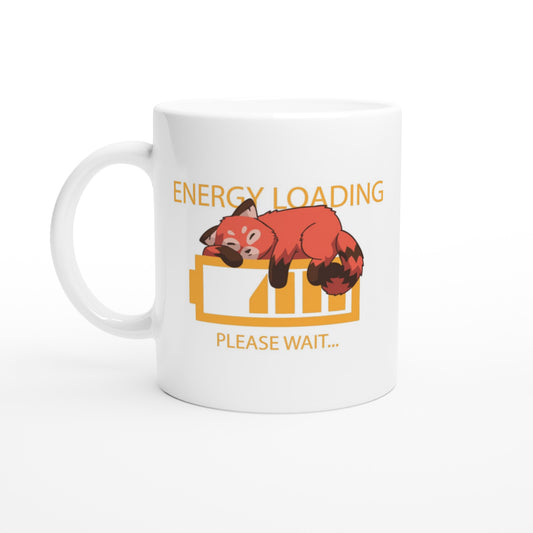 Roter Panda "Energy Loading" - Keramiktasse